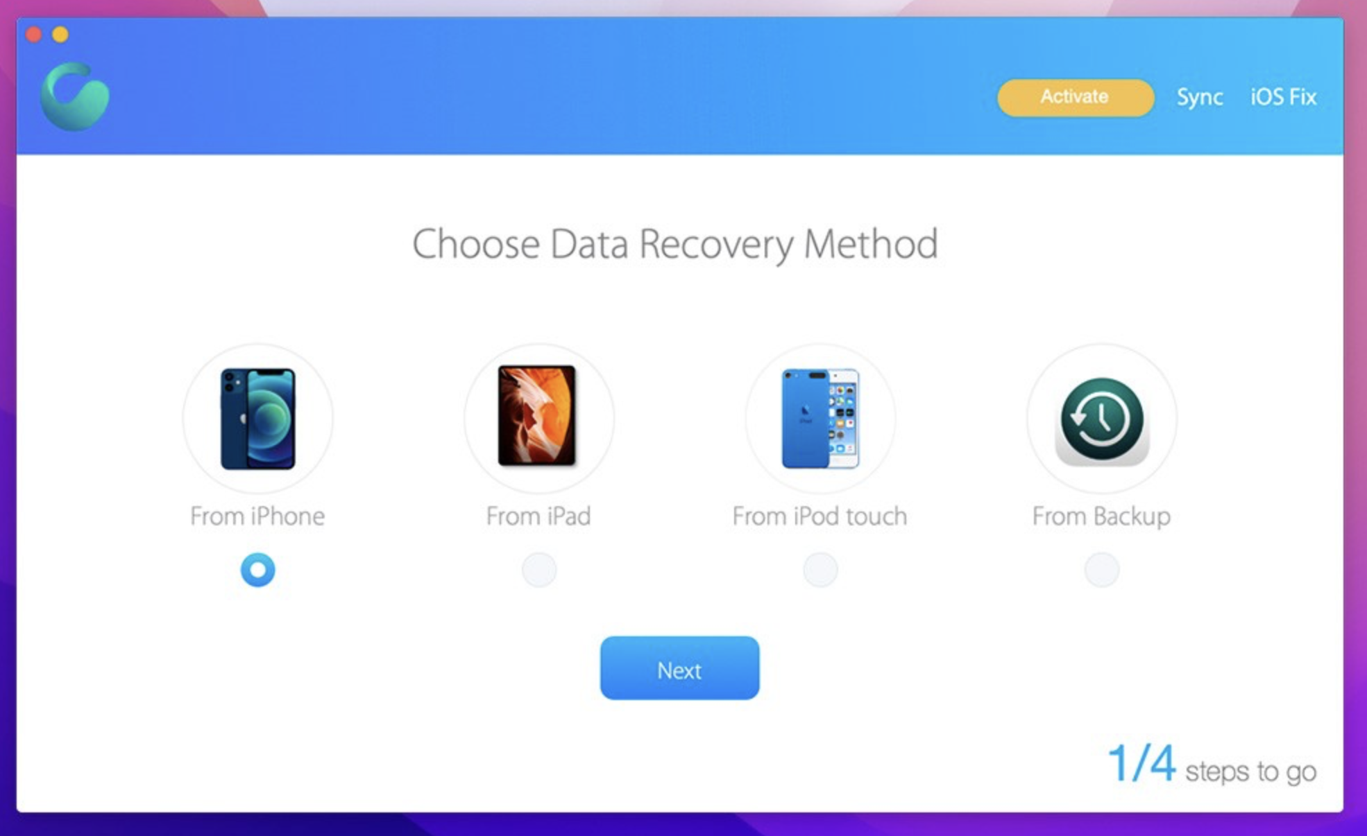 Omni Recover for Mac - iPhone数据恢复工具-1