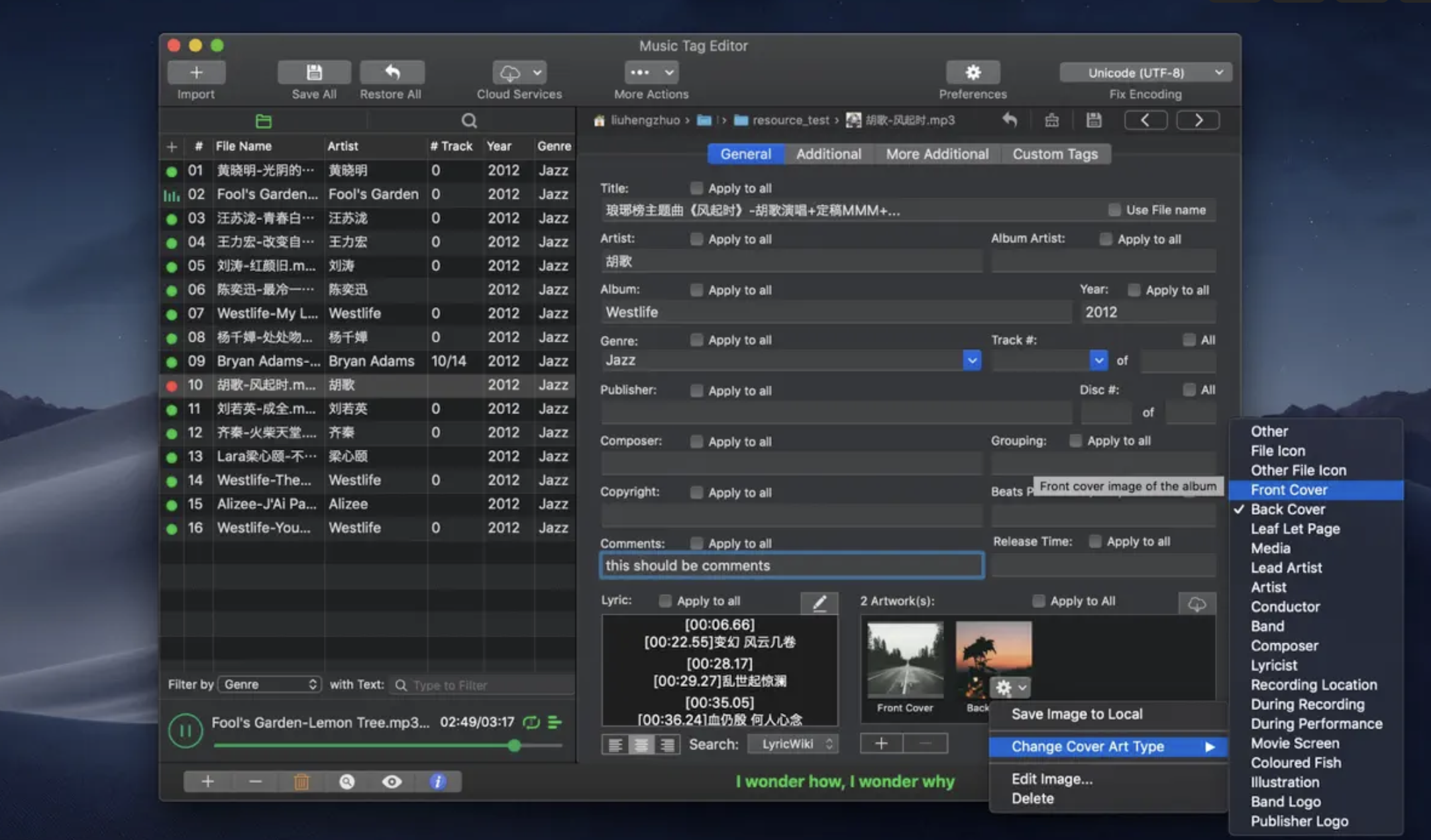 Music Tag Editor Pro for Mac - 音频标签管理工具-1