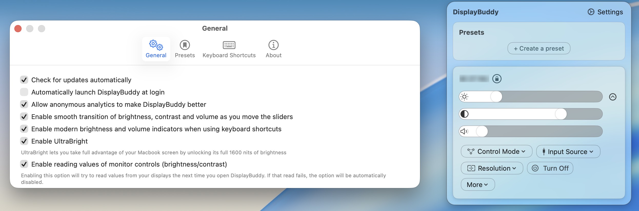 DisplayBuddy for Mac v3.0.1 - 外接显示器亮度控制工具-1 DisplayBuddy for Mac v3.0.1 – 外接显示器亮度控制工具